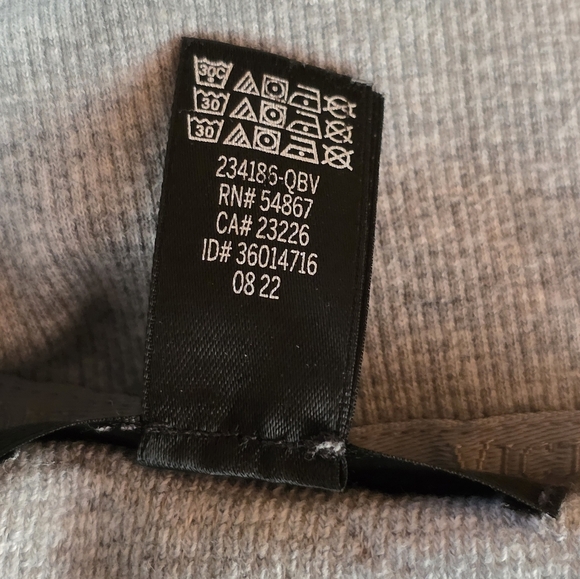 Victoria’s Secret On Point Gray Half Zip Pullover Sweatshirt XXL Cozy Lounge - Picture 8 of 8